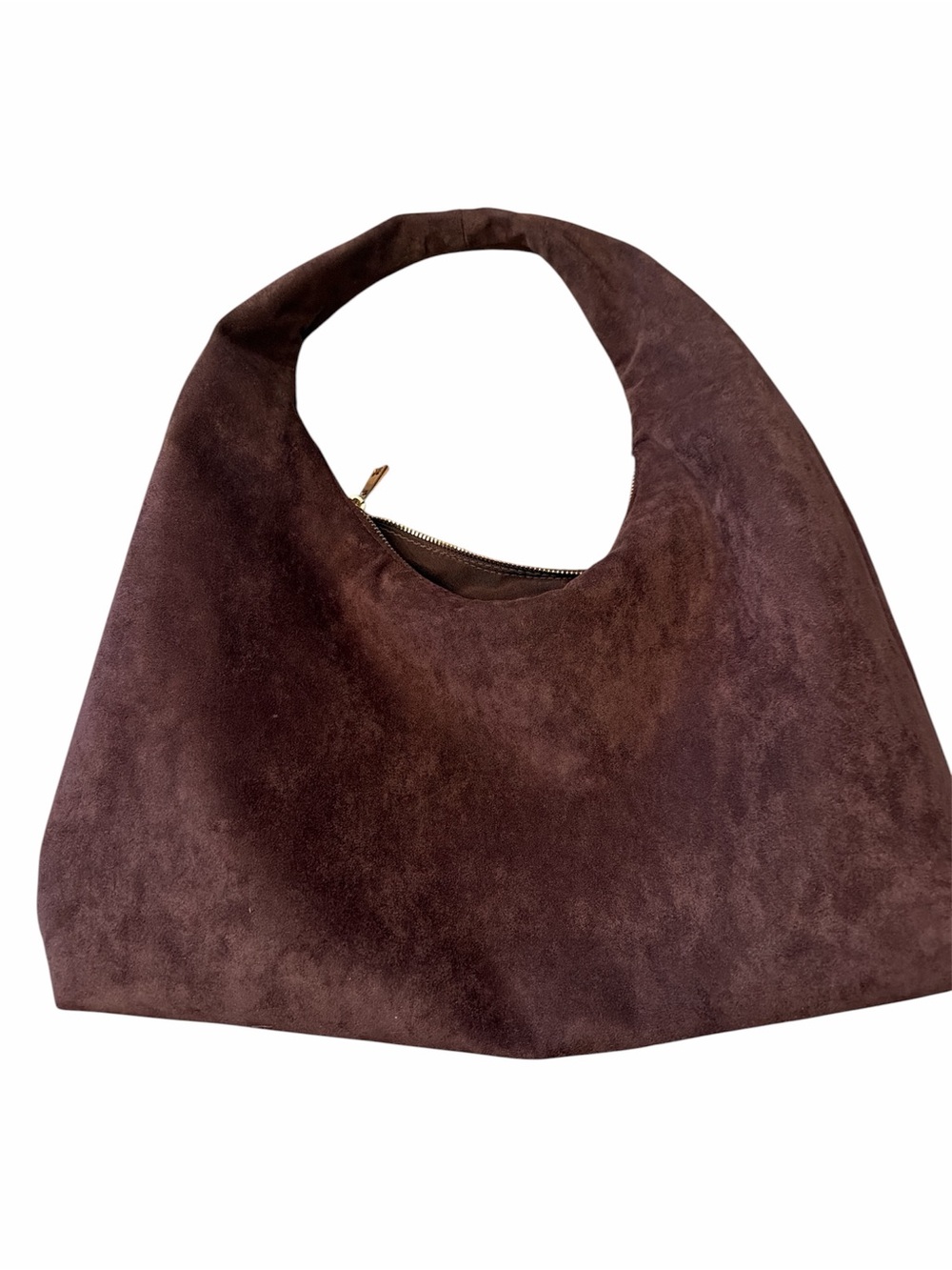 a new day Brown Suede Hobo Bag. Brand new.